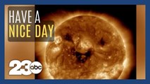 Say cheese! NASA captures image of a 'smiling' Sun