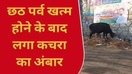 मुजफ्फरपुर: महापर्व संपन्‍न होते ही नप की खुलने लगी पोल, आप भी देखिये वीडियो