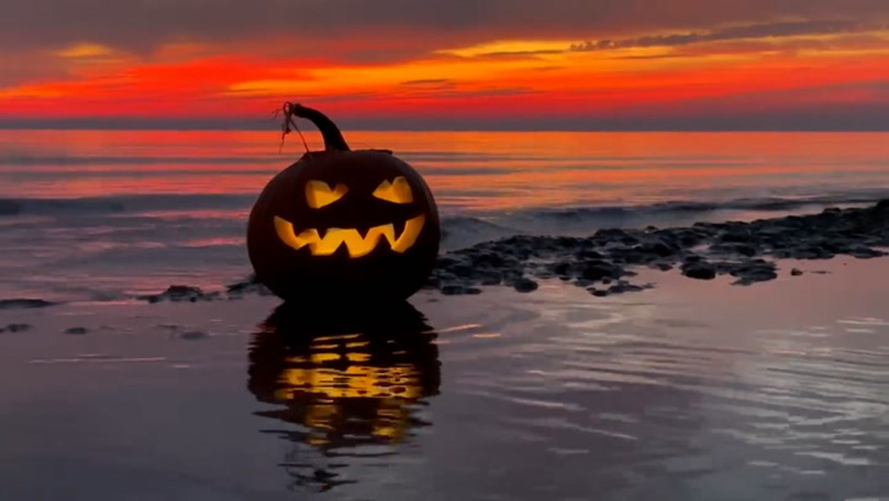 A rainy Halloween evening dampens some trick-or-treaters' spirits