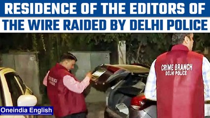 Download Video: Delhi Police raids residence of two editors of The Wire, laptops & mobile seized | Oneindia News