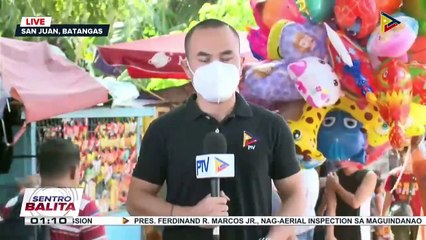 Ilang bahagi ng isang pampublikong sementeryo sa San Juan, Batangas, lubog pa rin sa baha; bayan ng San Juan, isinailalim na sa state of calamity