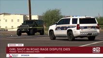 Eight-year-old girl dies after being shot in a road rage situation in Phoenix