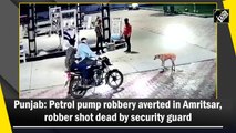 Punjab: Petrol pump robbery averted in Amritsar, robber shot dead by security guard