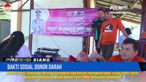 Polres Situbondo Bersama Komunitas Dan Netizen Sumbang 50 Kantong Darah Di Ulang Tahun Humas Polri Ke 71