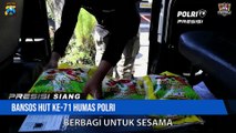 Polres Ngawi Memberikan Bantuan Sosial Di Sekitaran Alun-Alun Merdeka