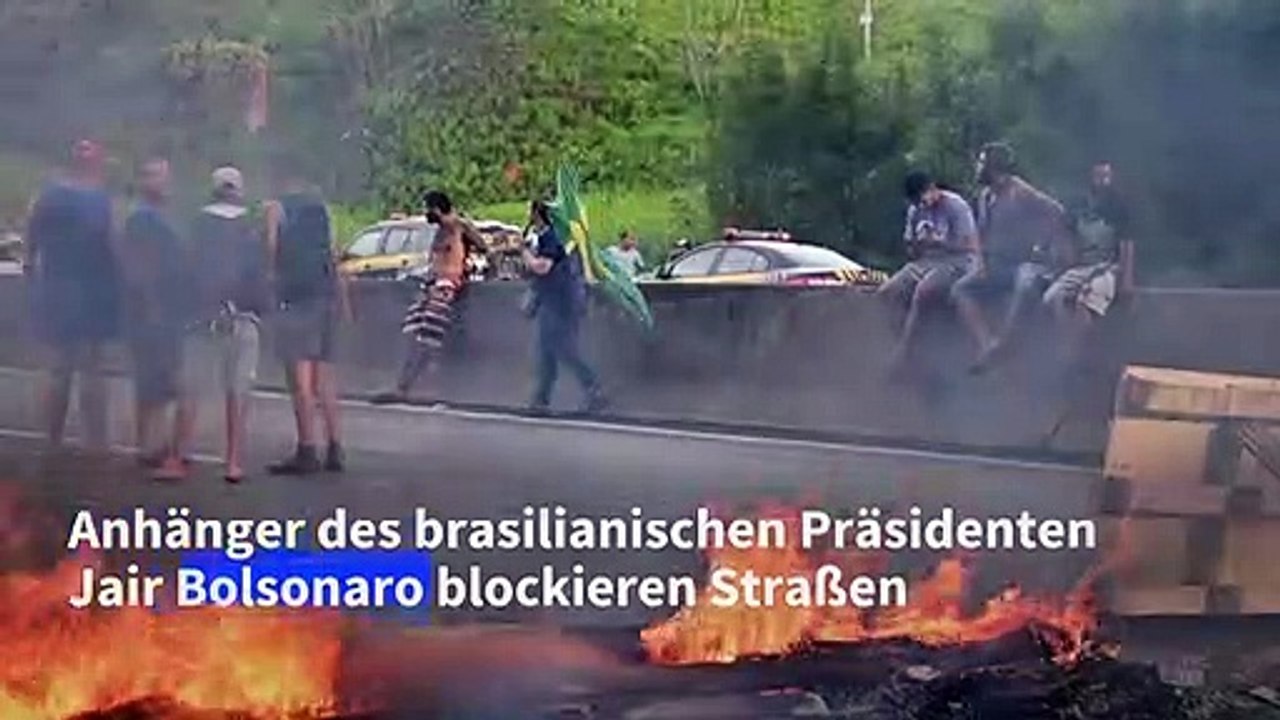 Brasilien: Bolsonaro-Unterstützer blockieren Straßen