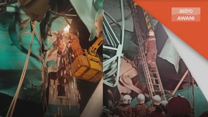 Kren Runtuh | Dua maut seorang cedera