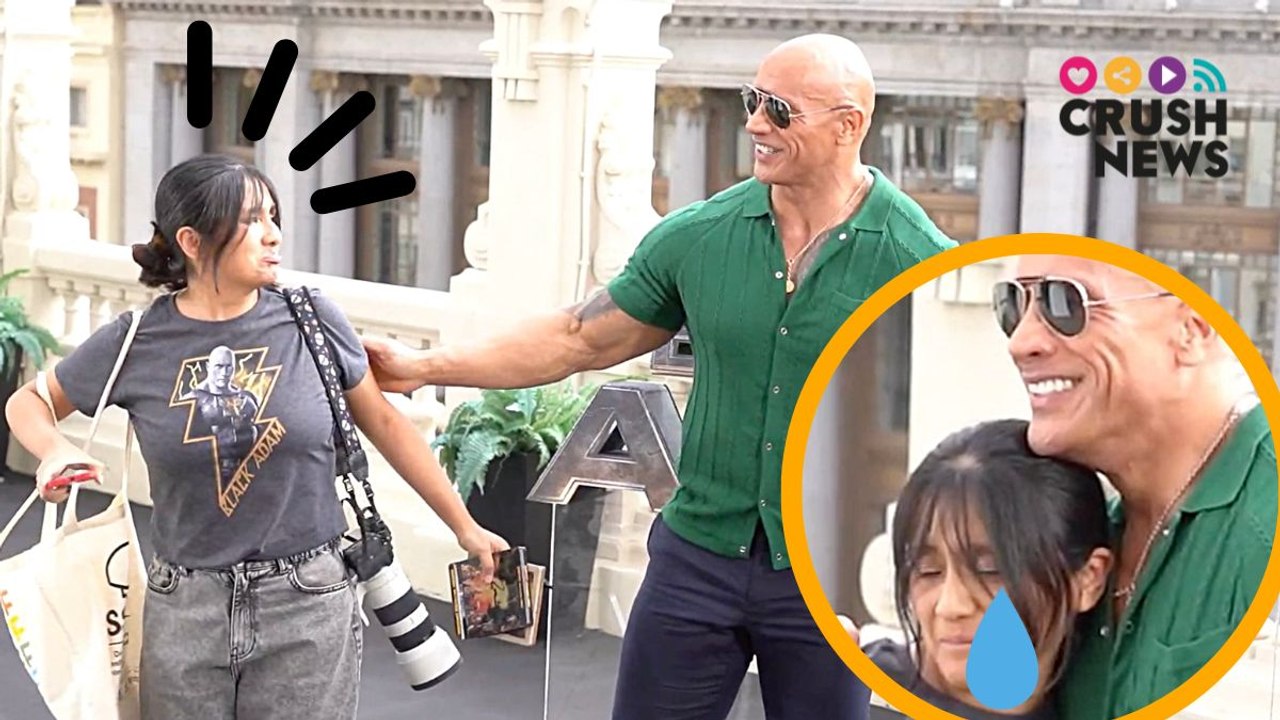 Dwayne Johnson hace llorar a una fotógrafa española.