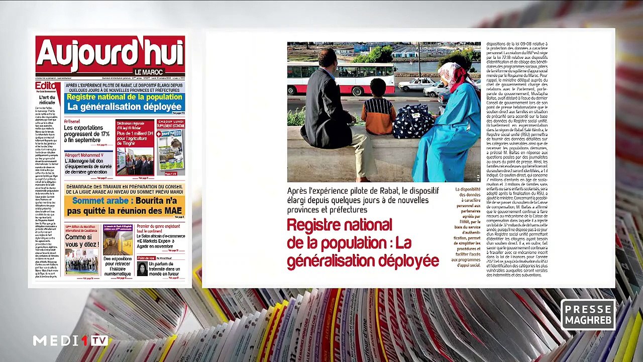 Presse maghreb - 01/11/2022