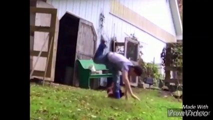 Funny chickens and roosters Chasing kids and adults __can't stop my laugh 2022..mp4