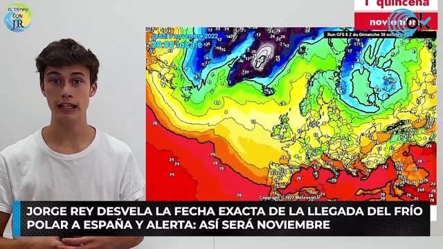 Jorge Rey desvela la fecha exacta de la llegada del frío polar a España y alerta: así será noviembre