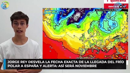 Jorge Rey desvela la fecha exacta de la llegada del frío polar a España y alerta: así será noviembre
