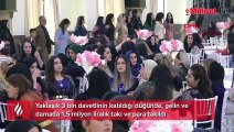 Aşiret düğününde gelinle damada 1,5 milyon liralık takı ve para