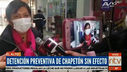 Justicia revierte la detención preventiva de la exalcaldesa Chapetón