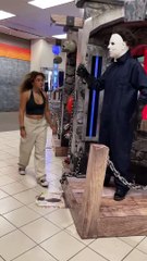 Michael Myers at Spirit Halloween  NOOOOOOOO