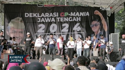 GP Mania Jateng Deklarasi Dukung Ganjar di Tawangmangu