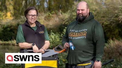 Mum who rents out her husband to other women to do odd jobs for £40 says business is booming