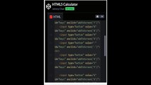 HTML5 simple calculator(html,css,javascript)
