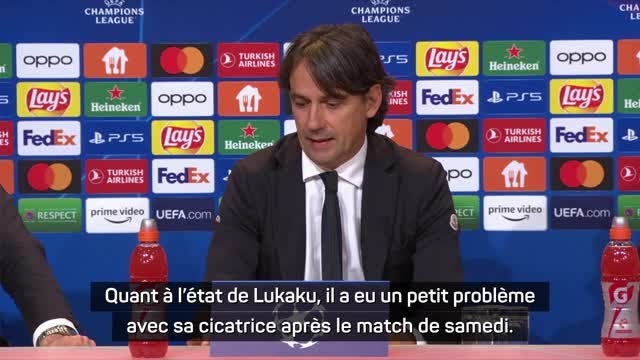 Groupe C - Inzaghi : Lukaku devra se reposer pendant quelques jours