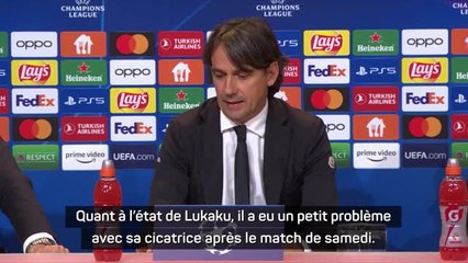 Groupe C - Inzaghi : "Lukaku devra se reposer pendant quelques jours"