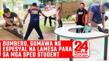 Bumbero, gumawa ng espesyal na lamesa para sa mga SPED student | 24 Oras Shorts