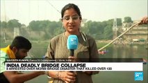 Death toll rises to 135 in Indian bridge collapse as rescue operations continue