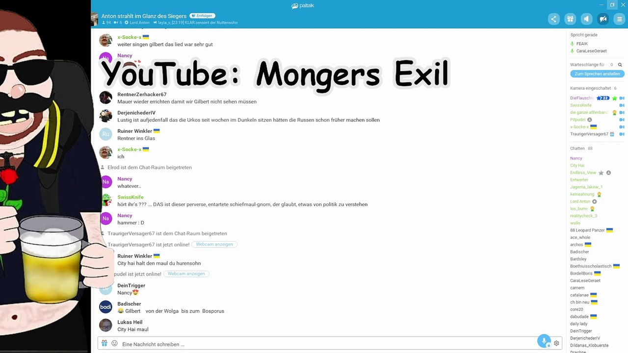 Rentner PALTALK: Völkerverständigung auf Asozial |Assi Stammtisch 35
