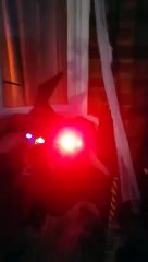 Grantham home decorated for Halloween