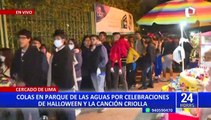Halloween 2022: familias llegan para disfrutar del  'Tour del Terror' en el Parque de las Aguas