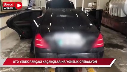 Sarp Sınır Kapısı'nda oto yedek parçası kaçakçılarına yönelik operasyon yapıldı