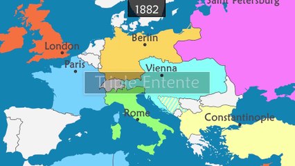 World War I  Summary on a Map