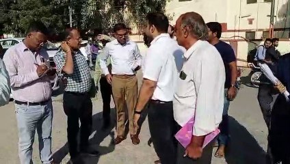 जिला कलक्टर ने पीबीएम अस्पताल का किया औचक निरीक्षण