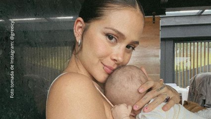 Greeicy muestra lo grande que está Kai y derrite de amor a sus fans