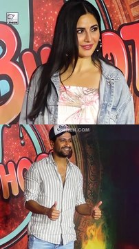 Katrina Kaif & Vicky Kaushal at Phone Bhoot screening