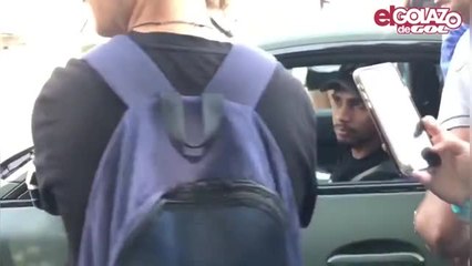 Ouch! Barcelona’s Araujo accidentally runs over fan’s foot