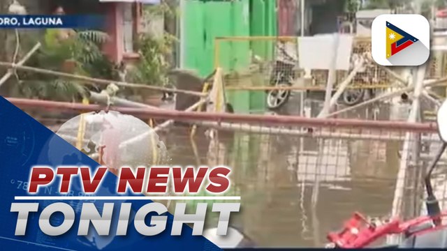 Several barangays in San Pedro, Laguna still submerged in flood waters