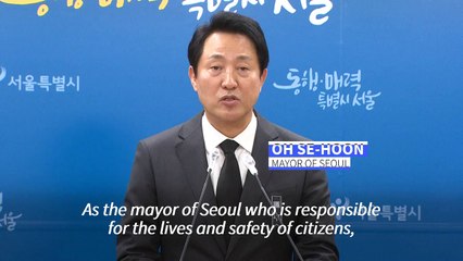 Seoul Mayor's tearful apology as South Korean police admits insufficient response