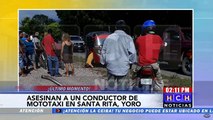 A tiros acaban con vida de mototaxista en carretera a Santa Rita, Yoro