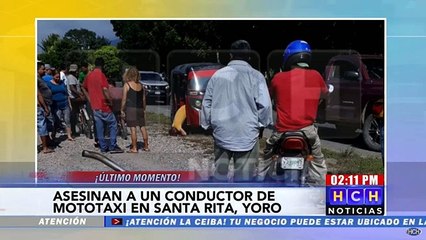 A tiros acaban con vida de mototaxista en carretera a Santa Rita, Yoro