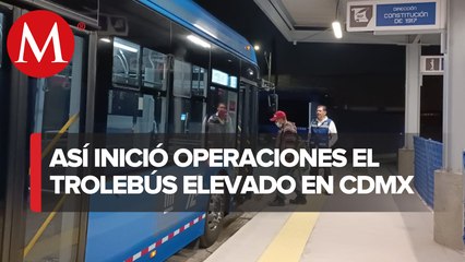 Trolebús Elevado da servicio a más de 78 mil usuarios en primer fin de semana activo