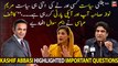 Kashif Abbasi raised important questions on Maryam Nawaz's statements