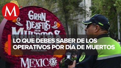 Despliegan más de 3 mil policías por día de muertos en CdMx
