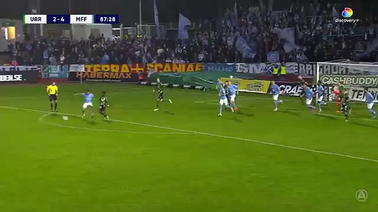 Mohamed Buya Turay får öppen gata och sätter dit 5-2-målet för MFF! - - Se matchen på