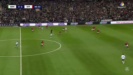 4-2 Hammarby! KFFs Axel Lindahl skjuter bollen in i eget mål