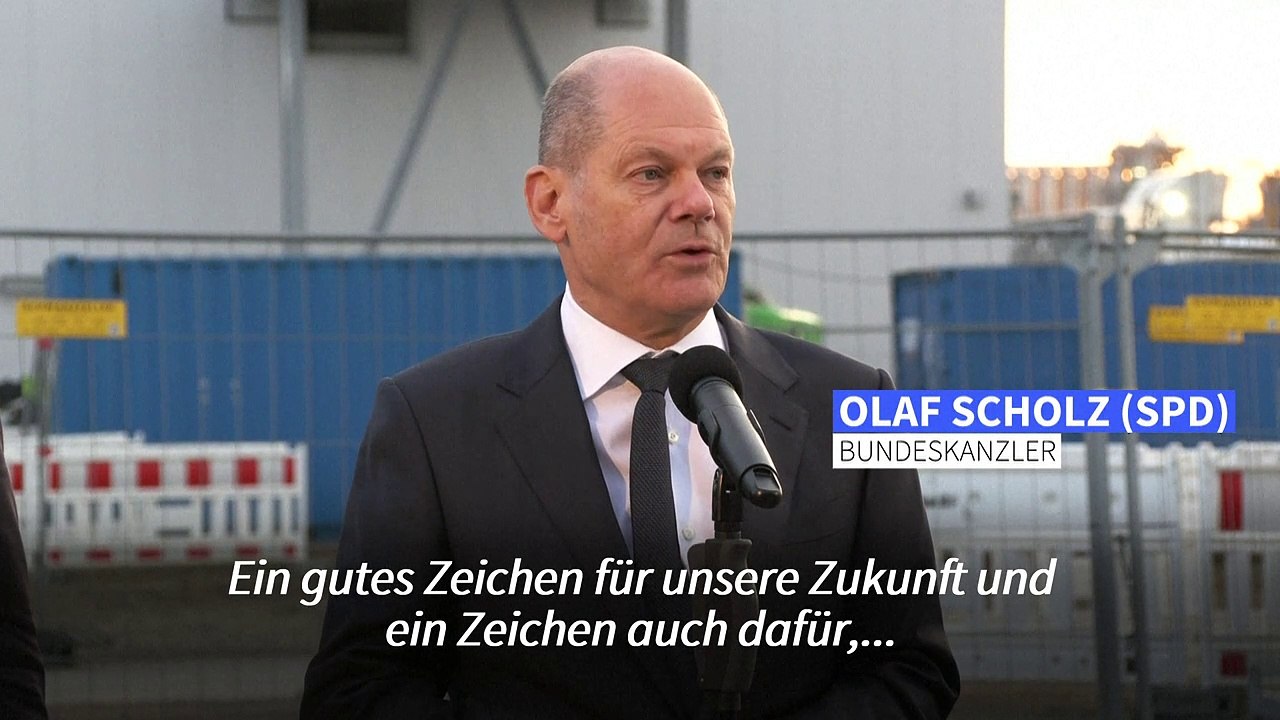 Industrielle Modernisierung: Scholz besucht neue BASF-Fabrik in der Lausitz
