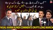 Faisal Karim Kundi opens up on PTI Long March