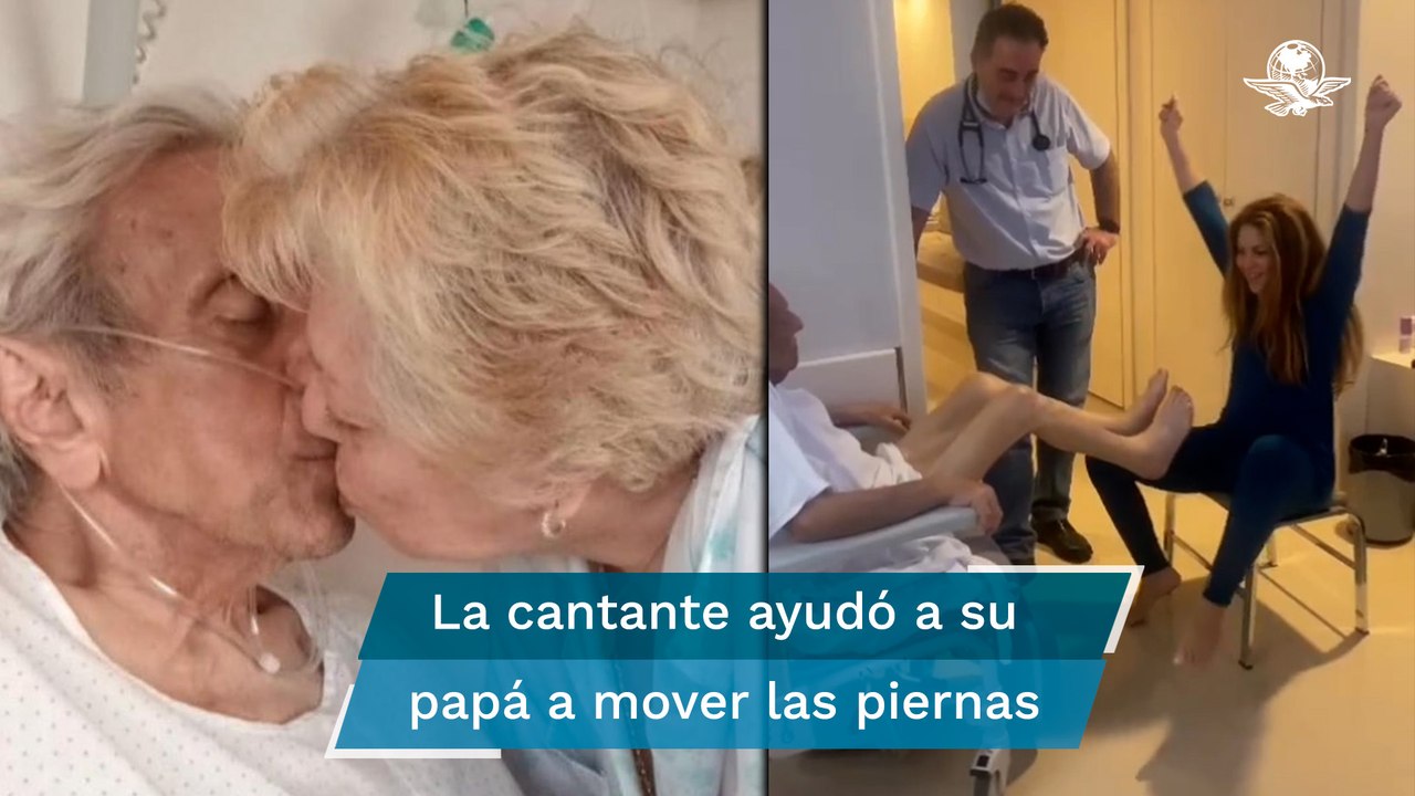 Shakira enternece a sus fans con conmovedor momento entre ella y su padre en el hospital