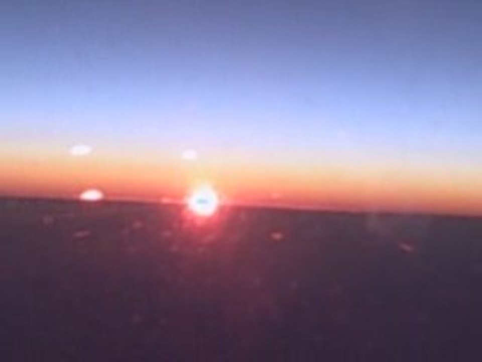 Sunrise from a plane view 2