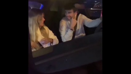 ÚLTIMAS IMÁGENES de PIQUÉ y su nueva NOVIA Clara Chía muy ENAMORADOS y CÓMPLICES en el coche