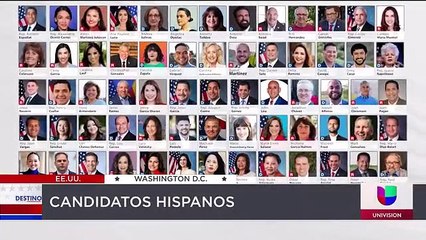 ¿Cuáles son los candidatos hispanos que estarán en la contienda del 8 de noviembre?